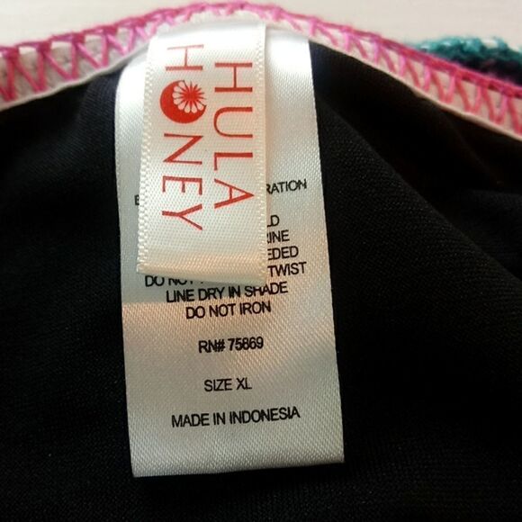 Hulu Honey black multicolored Bikini Bottom - Picture 8 of 8